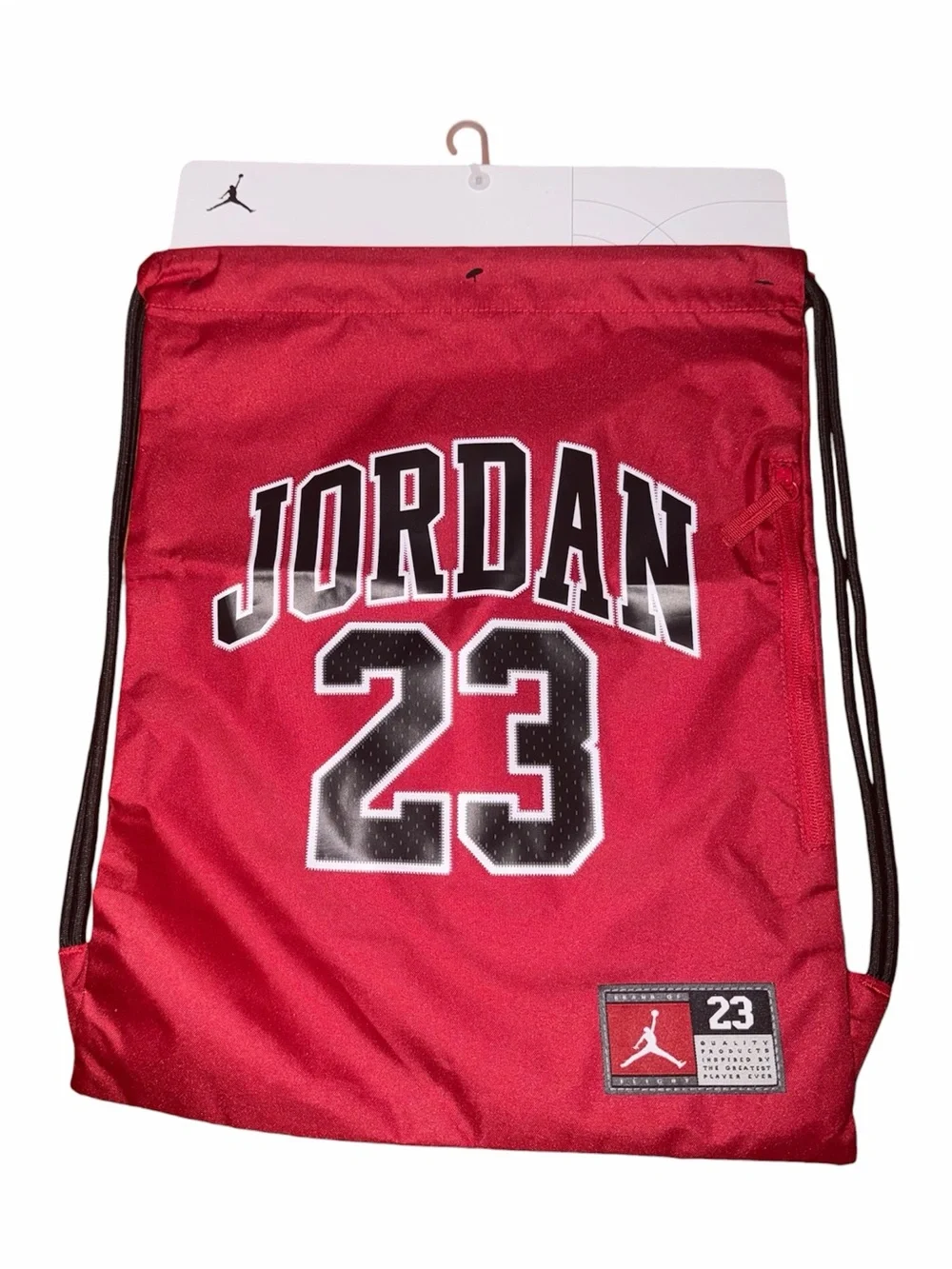 *new* Jordan Red and Black Jersey Gym Sack